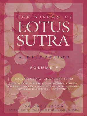 cover image of The Wisdom of the Lotus Sutra, Volume 5